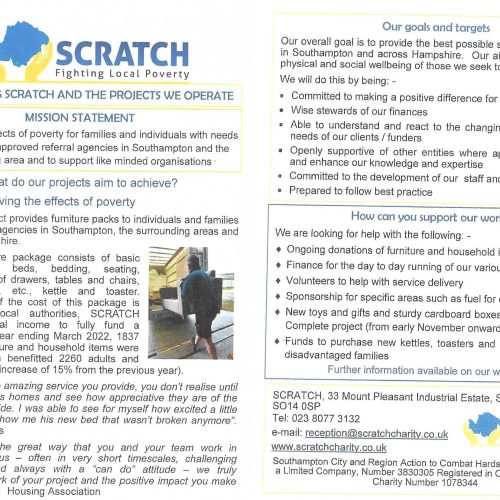 Scratch Fighting Local Poverty Introducing Scratch and their Projects  The SPA Charity for 2023